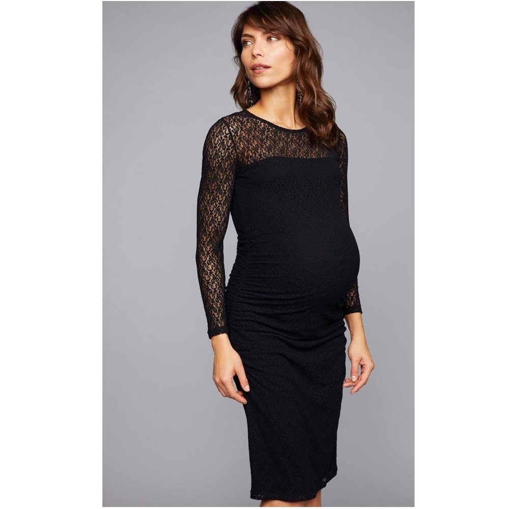 Isabella Oliver Evy Lace Maternity Dress Sz 4